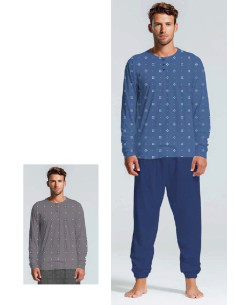 Men's seraph cotton jersey long pajamas Smarty by Cippi 564