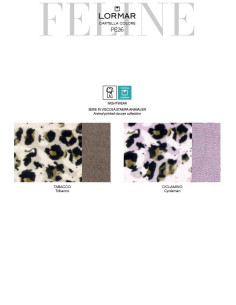 Pigiama donna a manica lunga in viscosa stampata Lormar Feline FEL654072 2