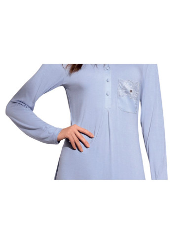 Pigiama donna a serafino in viscosa Lormar Saten SAT651325