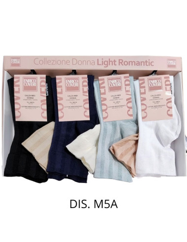 Calzino corto donna in cotone elasticizzato Coveri Papaya-M5A