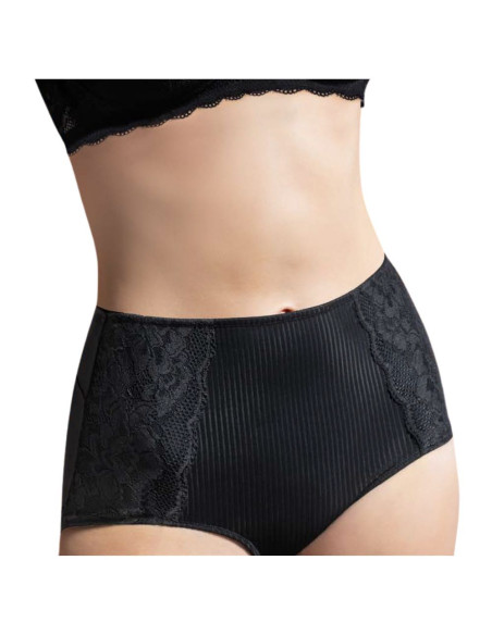 Woman high girdle with lace Verde Veronica AR39