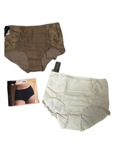 Woman high girdle with lace Verde Veronica AR39 2