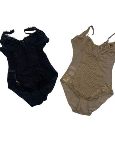 Unwired bodysuit with lace Verde Veronica AR40 Cup C