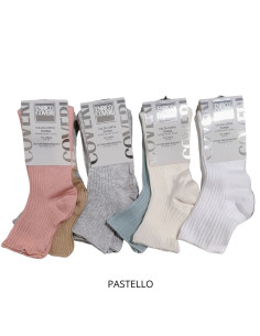 Women's stretch cotton short socks Coveri Carolina ( 1 PAIR )