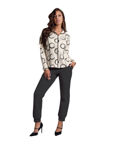 Tuta donna primaverile in cotone garzato Coveri DF5106