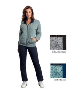 Tuta donna primaverile in cotone garzato Coveri DF5120