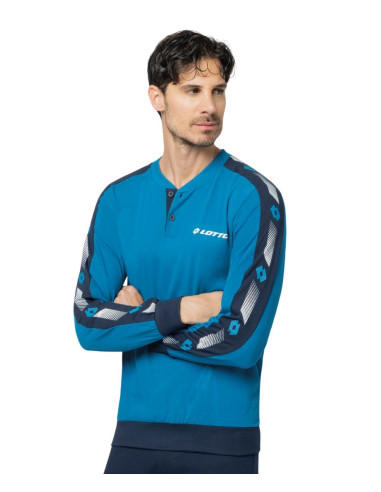 Men's seraph cotton jersey long pajamas Lotto LP1217