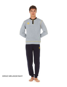 Pigiama uomo a manica lunga in jersey di cotone Umbro 10504