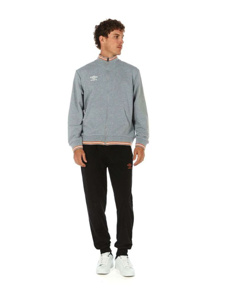 Tuta uomo in cotone garzato con zip Umbro 30269