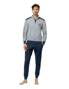 Men's cotton tracksuit with zip Lotto LA1076 2