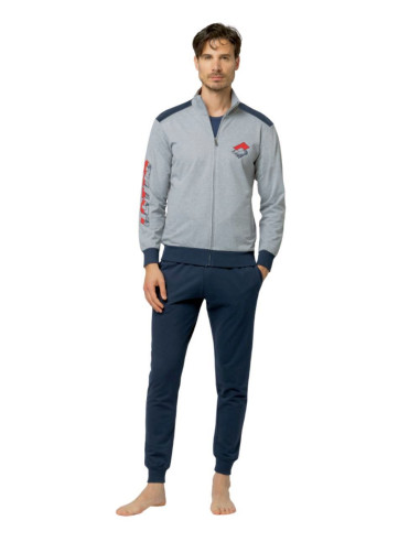 Men's cotton tracksuit with zip Lotto LA1076