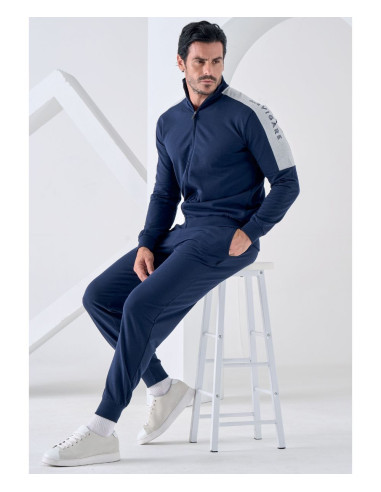 Men's cotton tracksuit with zip Navigare 29614