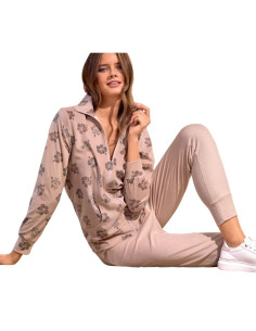 Women's chenille homewear jumpsuit Infiore Ibiscus IBS604206