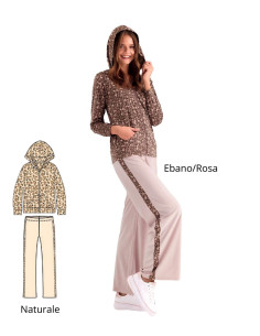 Women's chenille homewear jumpsuit Infiore Sauvage SVG604205 2