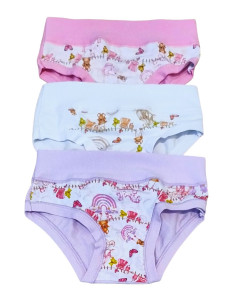 Group 6 stretch cotton girl briefs Emy B2998