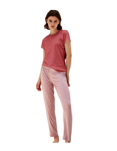 Woman's half sleeves cotton jersey pajamas Jadea 3304 2
