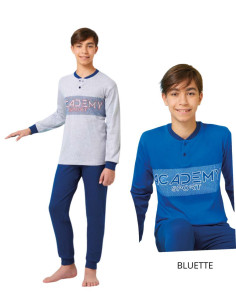 Boy's cotton jersey long pajamas Il Granchietto GP4154