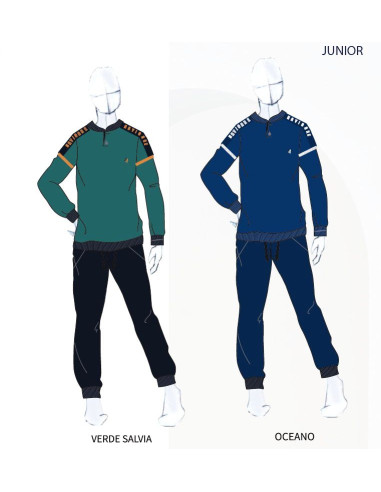 Boy's cotton jersey long sleeves pajamas Navigare Junior 141960J