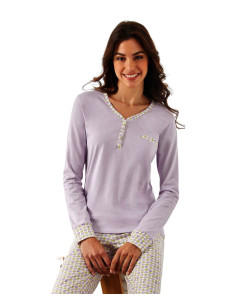Pigiama donna in jersey di cotone Il Granchio Lady GP5120