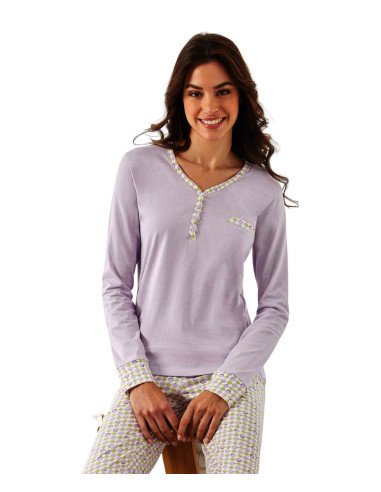 Pigiama donna in jersey di cotone Il Granchio Lady GP5120