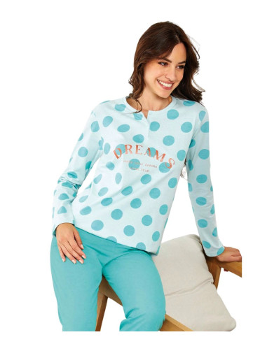 Pigiama donna in jersey di cotone Il Granchio Lady GP5121