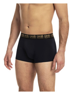 Group of 2 men's stretch cotton boxer Cavalli Class QXO01F