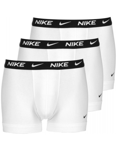 Set 3 boxer uomo in cotone elasticizzato Nike KE1008-BIANCO