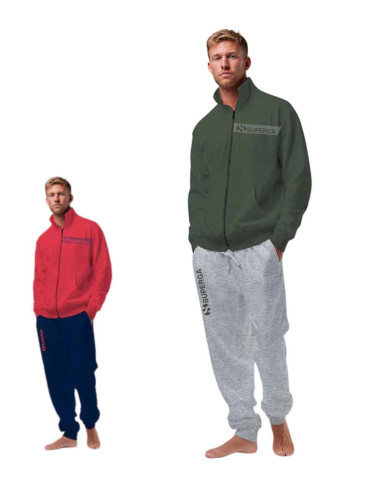 Men's cotton tracksuit with zip Superga 26306