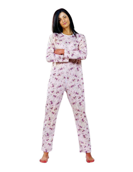 Woman full suit cotton jersey pyjamas