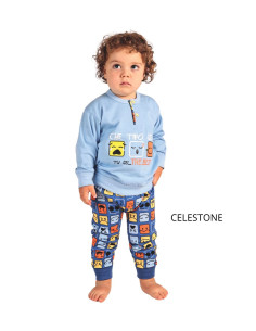 Newborn cotton jersey pajamas Gary 1100 2