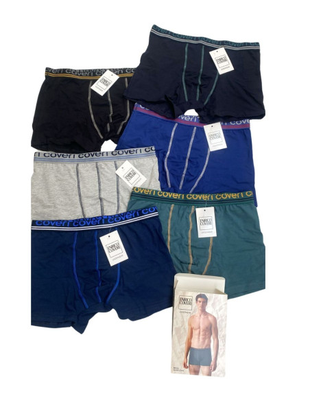 Group 6 stretch cotton men boxer Enrico Coveri EB1322