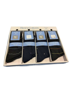 Group of 3 viscose men's short socks Henry Cotton's HV210