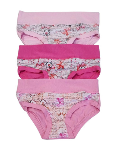 Group 6 stretch cotton girl briefs Emy B2958