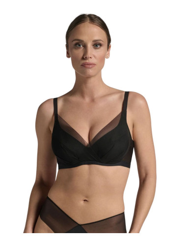 Wired and unpadded microfiber and tulle bra Lepel Tesoro 301 Cup C - D