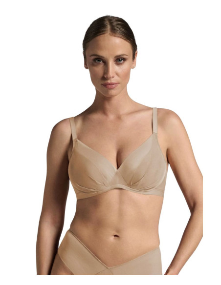 Wired and unpadded microfiber and tulle push-up bra Lepel Tesoro 305 Cup B