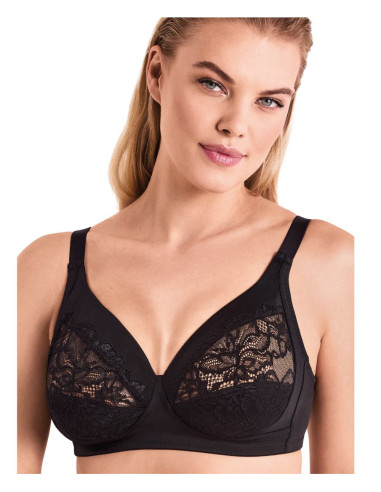 Microfiber and lace unwired bra Infiore Classic New Piuma