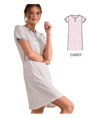 Women's cotton jersey nightdress Infiore Lovely LVL634203