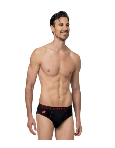 Gruppo 6 slip uomo in cotone elasticizzato Lotto LS1367