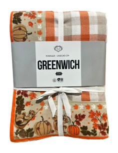 SOPHIE MAISON Greenwich COTTON KITCHEN TABLECLOTH x12