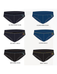 Gruppo 6 slip uomo in cotone elasticizzato Navigare 21625 2