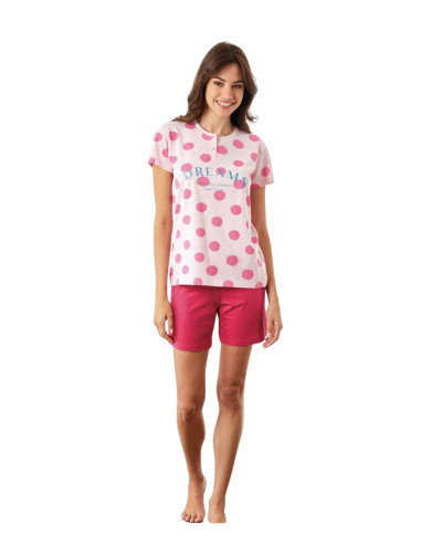 Pigiama donna a manica corta in jersey di cotone Il Granchio Lady GP5133