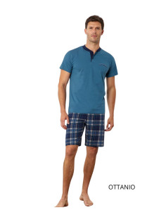 Men's cotton jersey short pajamas Il Granchio GP1159 2