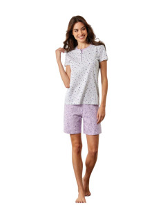 Women's half sleeves cotton jersey pajamas Il Granchio Lady GP5135 2