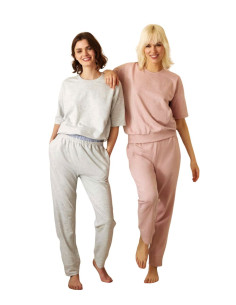 Women's half sleeves cotton tracksuit Jadea 3252 2