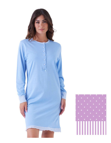 Camicia da notte donna in jersey di cotone Karelpiu' KE0086