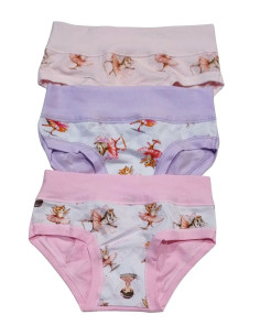 Group 6 stretch cotton girl briefs Emy B3002