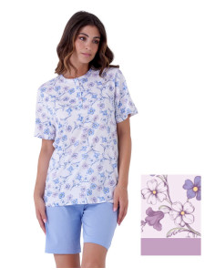 Woman short sleeves cotton pajamas Karelpiu' KE0018