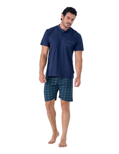 Men's cotton jersey short pajamas Navigare 141995