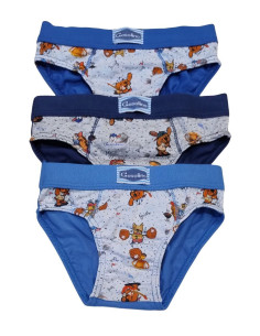 Gruppo 6 slip bambino in cotone elasticizzato Gasolino U3853