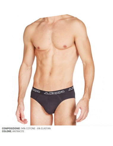 2 stretch cotton briefs Kappa K1111